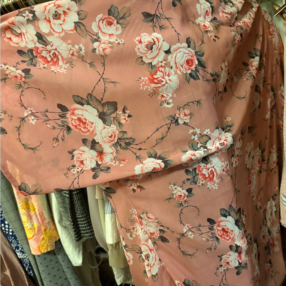 Pink cardigan
